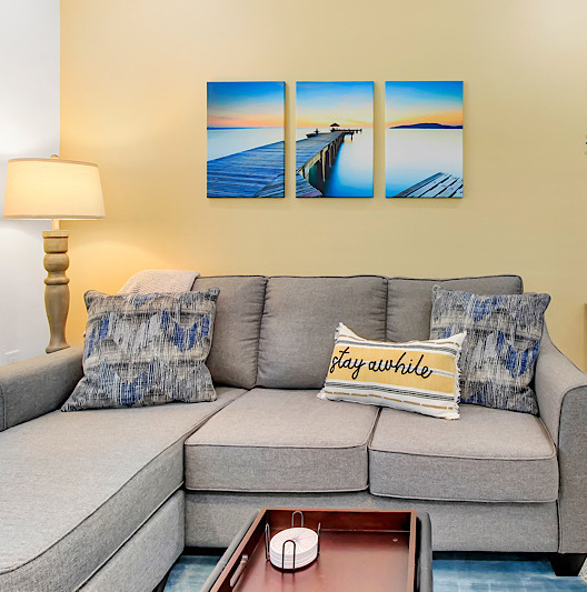 Living room in Getaway I vacation rental in Cape Canaveral, Florida