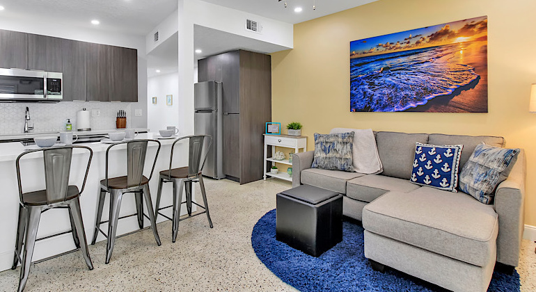 Kitchen in Getaway II vacation rental, Cape Canaveral